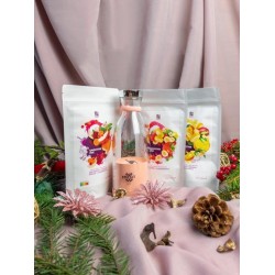Gift Set, Freeze dried Smoothies Mixes (3) + portable blender