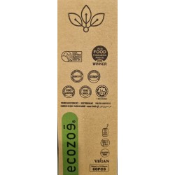 60 pcs - 9mm Biodegradable Drinking Straws